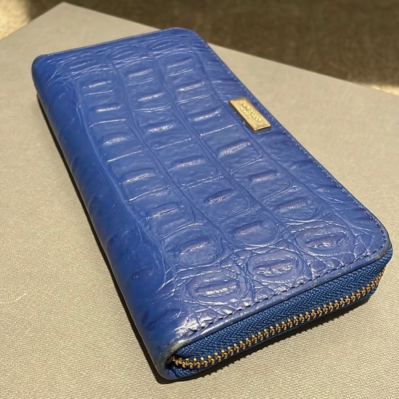 Kate Spade Leather Crocodile Print Wallet - Picture 2 of 3